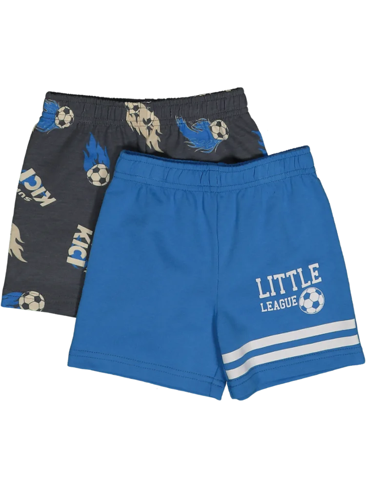 2 Pack Blue Shorts