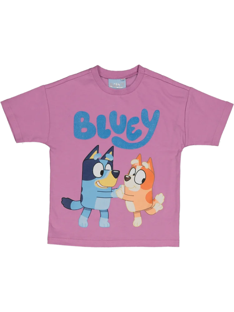 Pink Bluey Oversized T-Shirt