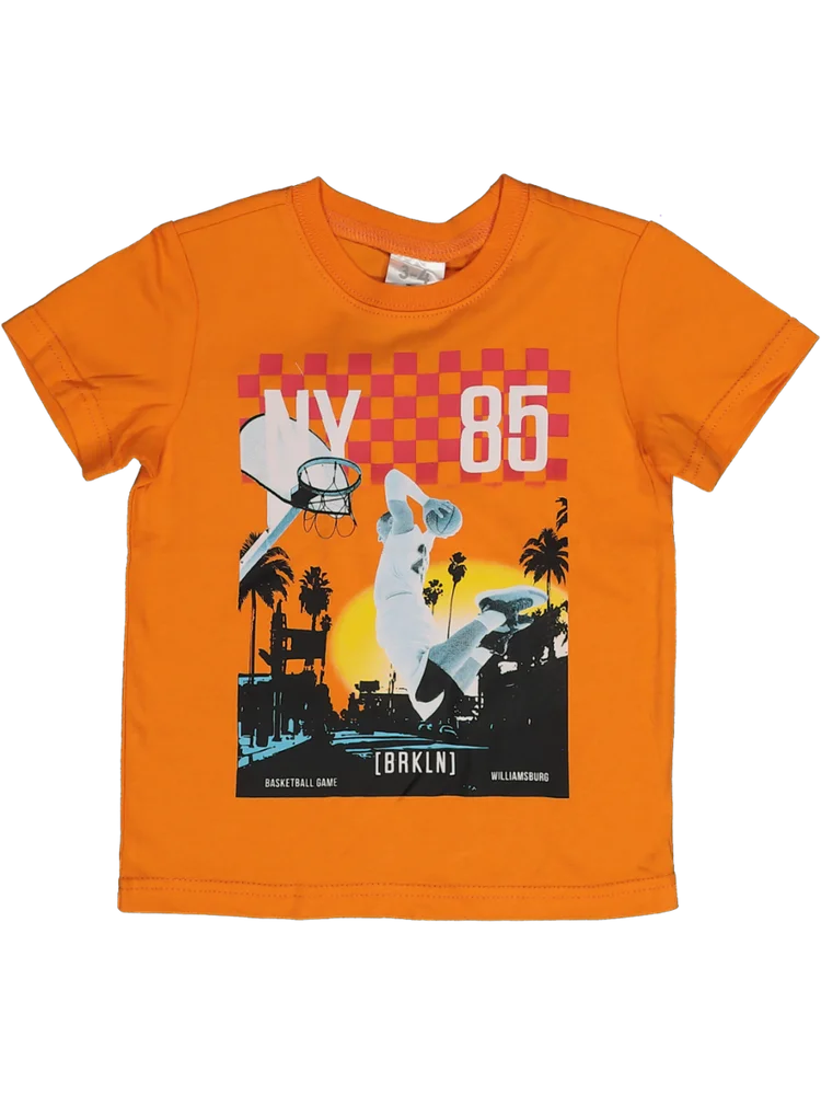 Orange Graphic T-Shirt