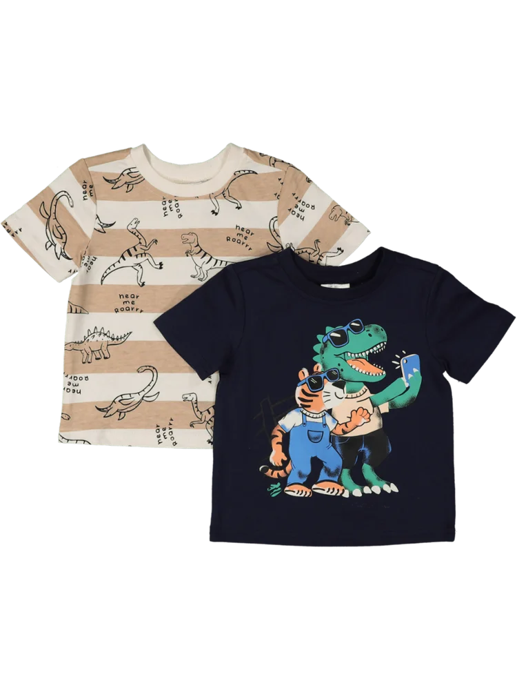 2 Pack Dinosaur T-Shirt