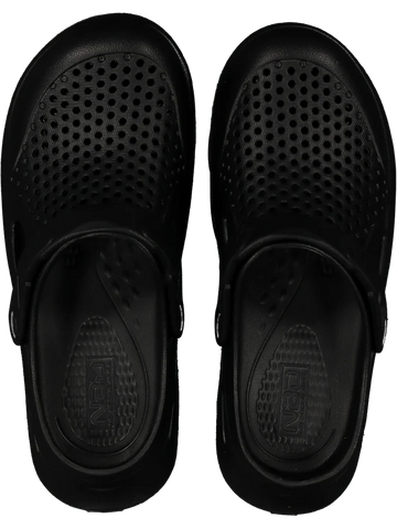 Black Moulded Sandal