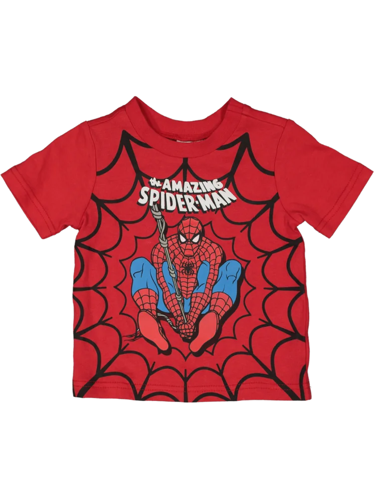 Red Spiderman Character T-Shirt
