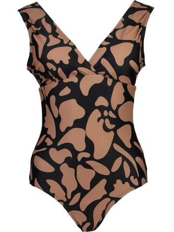 Abstract One Piece Swimsuit