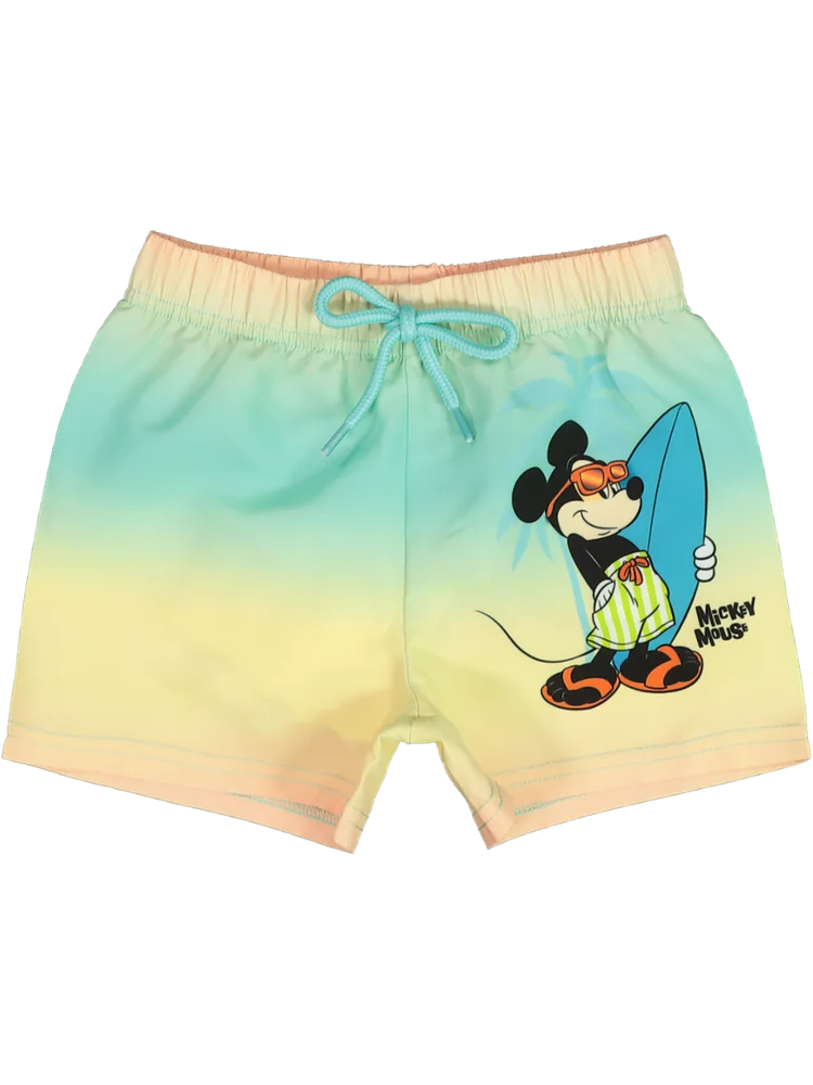 Multi Colored Mickey Mouse Shorts