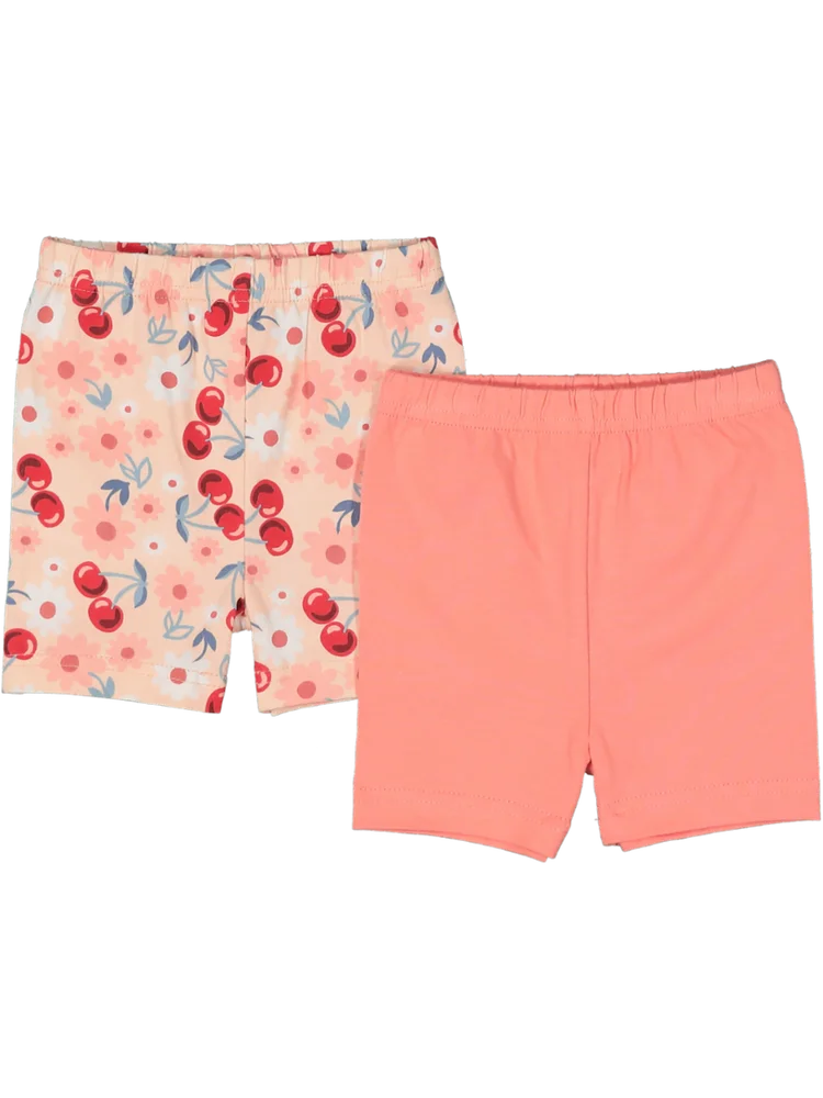 2 Pack Coral Shorts