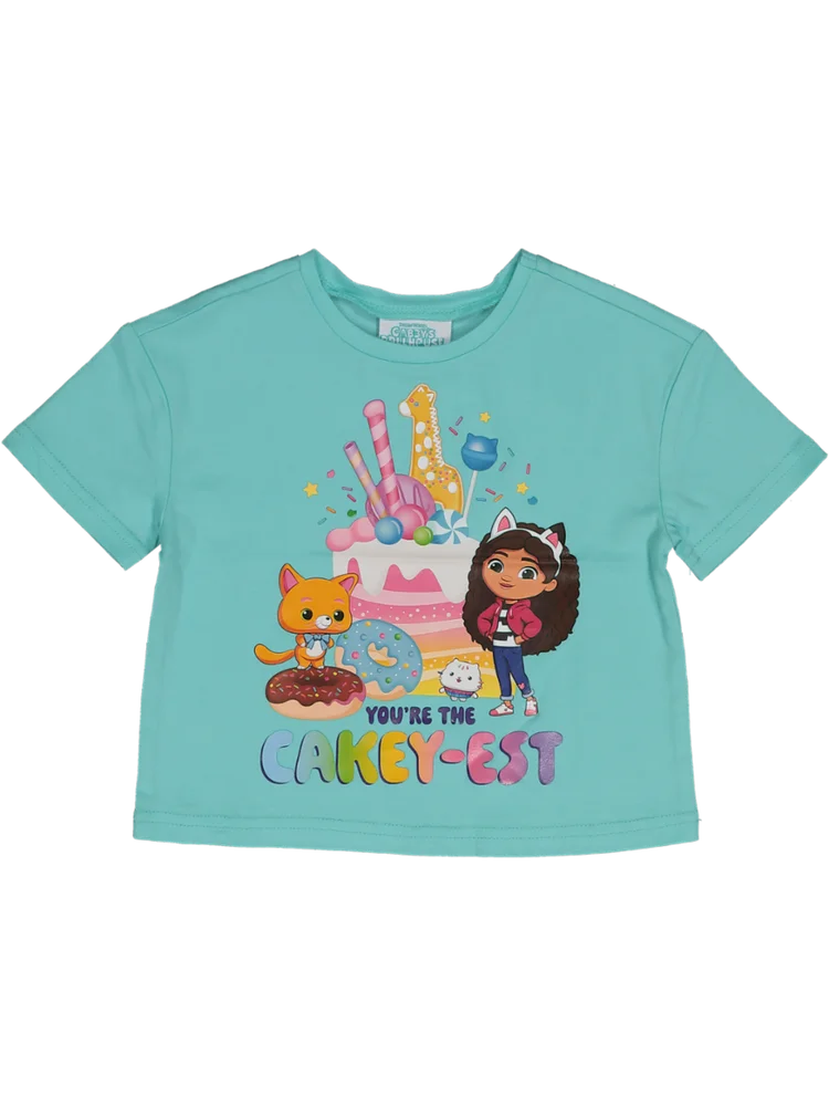 Aqua Boxy Gabby T-Shirt