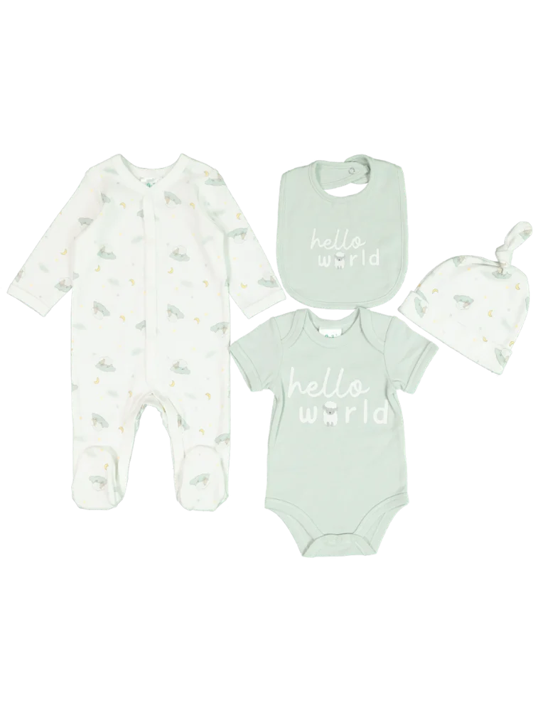 4 Piece Printed Set