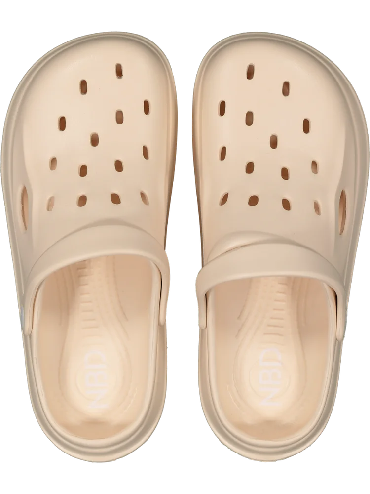 Plain Natural Moulded Sandals
