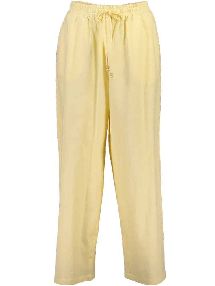 Yellow Relaxed Pants