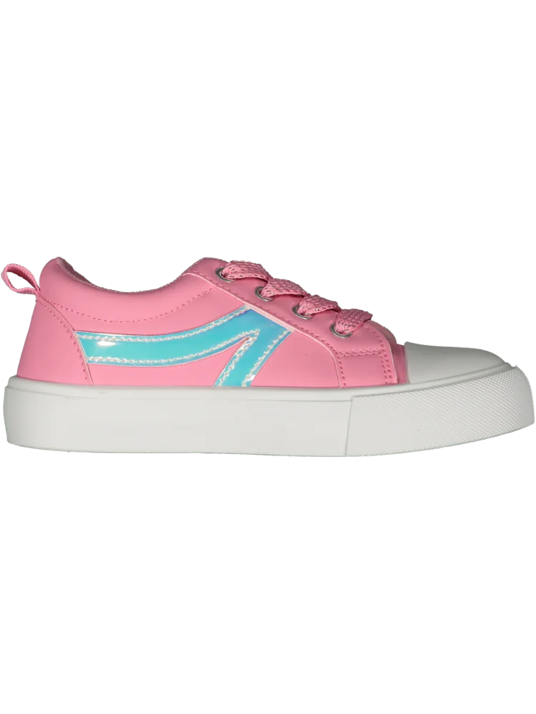 Pink Lace-Up Sneakers