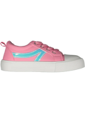 Pink Lace-Up Sneakers
