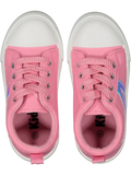 Pink Lace-Up Sneakers (2)