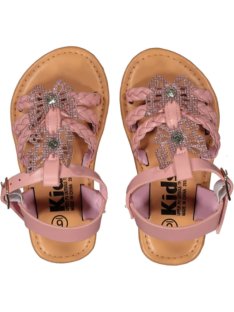 Sparkle Butterfly Strap Sandals