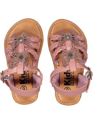 Sparkle Butterfly Strap Sandals
