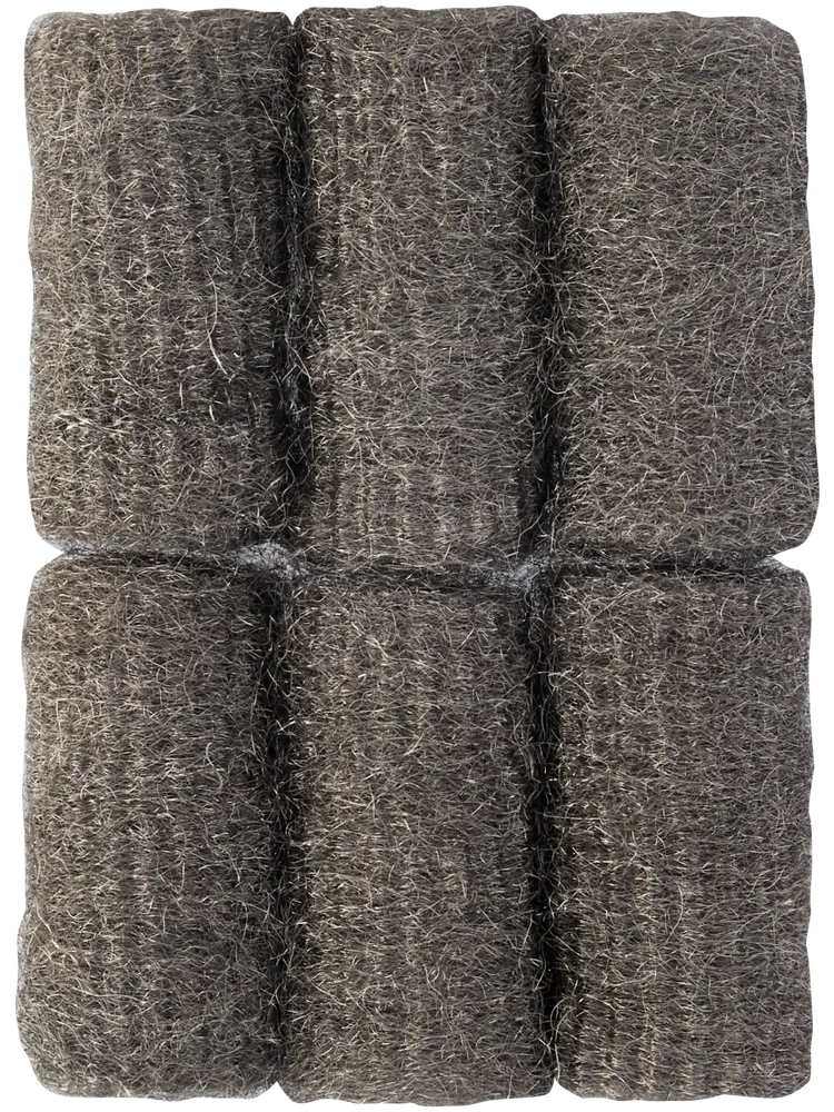 6 Pack Steel Wool Rolls