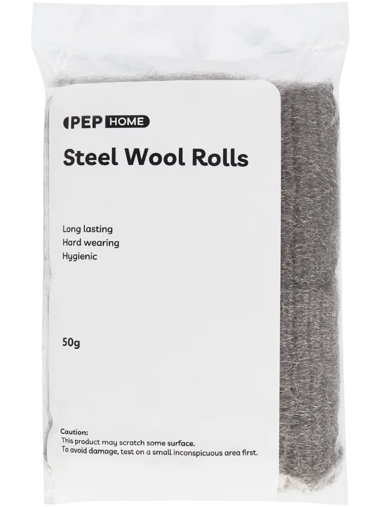 6 Pack Steel Wool Rolls