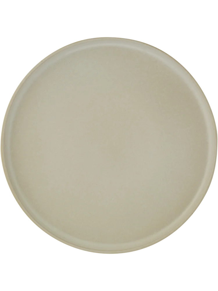 Ribbed Edge Ceramic Dinner Plate 25cm