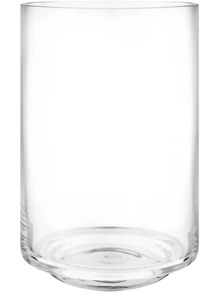 Footed Glass Vase 15x11cm