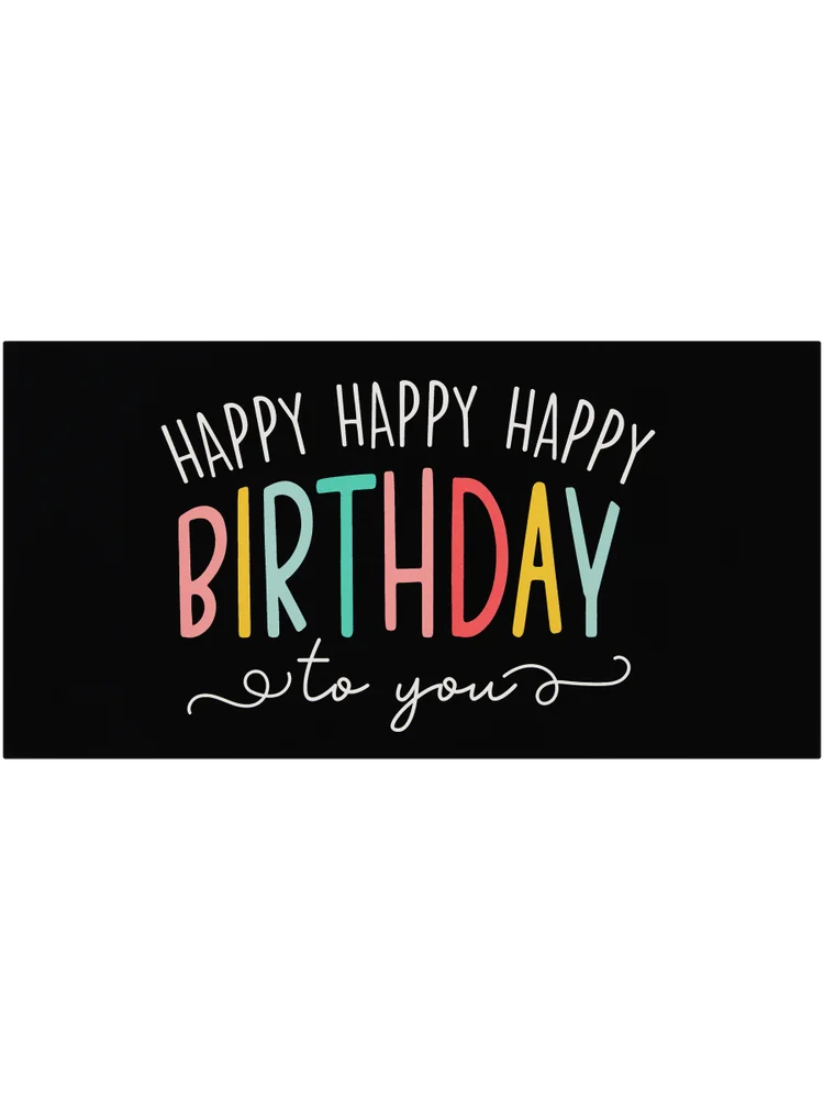 2 Piece Happy Birthday Money Wallet