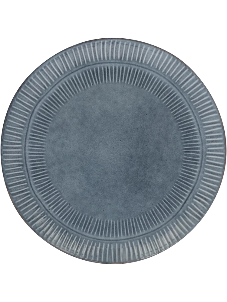 Textured Glass Side Plate 22cm