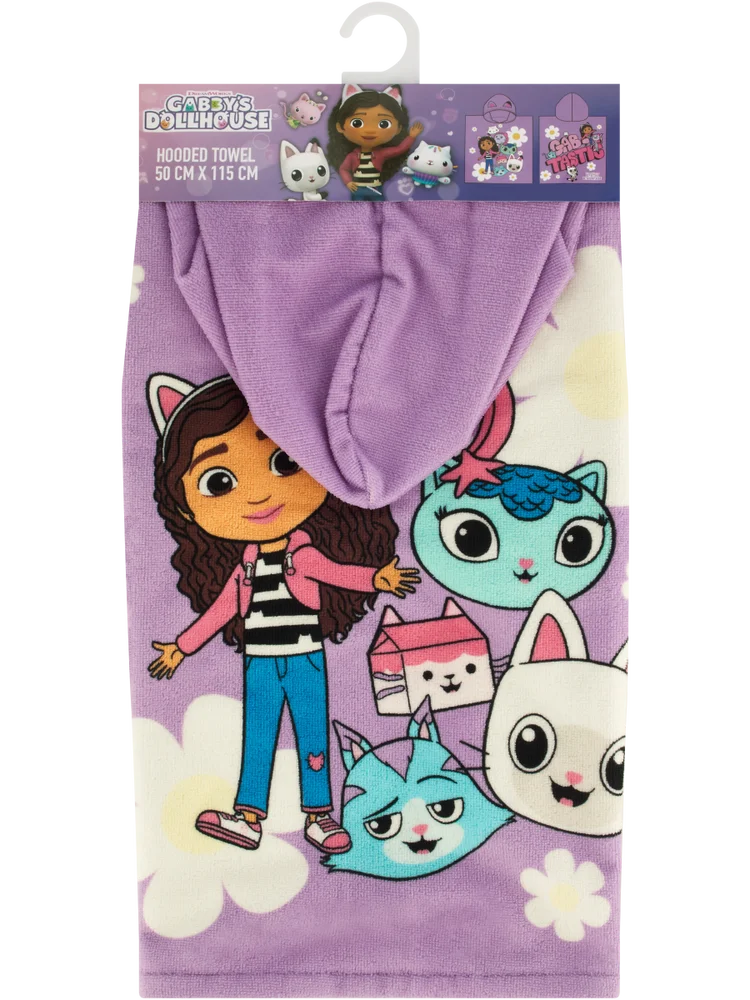 Gabby's Dollhouse Hooded Towel (2)