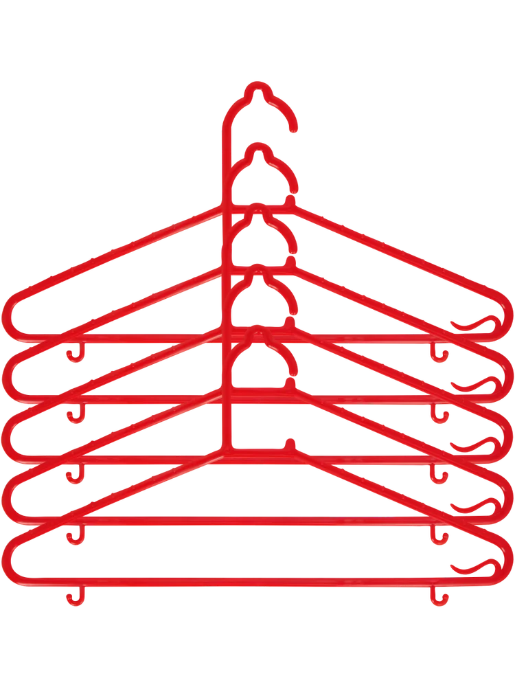 5 Pack Plastic Hangers (1)