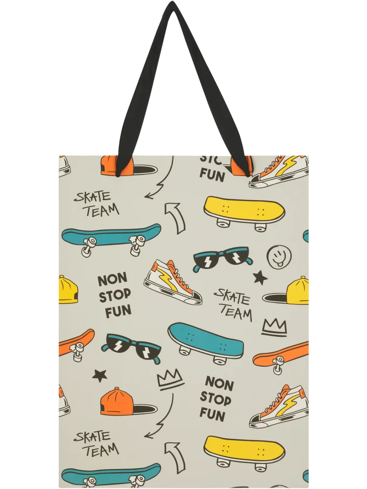 Medium Clouds And Skate Gift Bag (1)