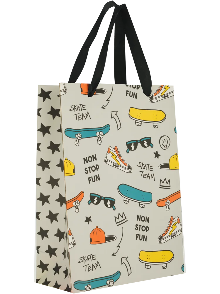 Medium Clouds And Skate Gift Bag (3)