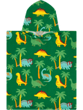 Kids Dino Hooded Beach Towel