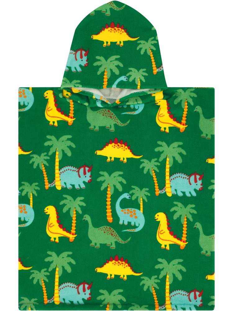 Kids Dino Hooded Beach Towel