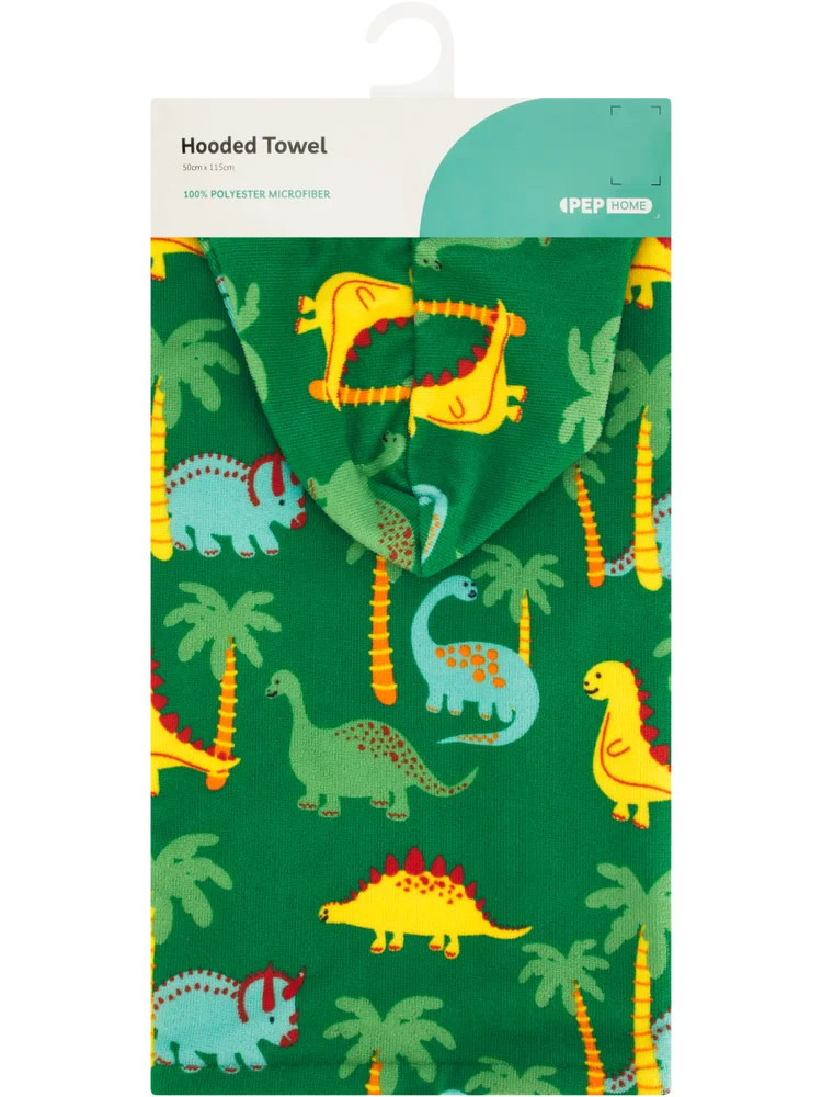 Kids Dino Hooded Beach Towel (2)