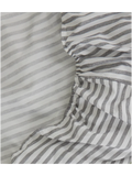 Clifton Stripe Fitted Sheet Three Quarter