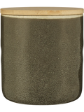 Canister With Wooden Lid 10x10cm (1)