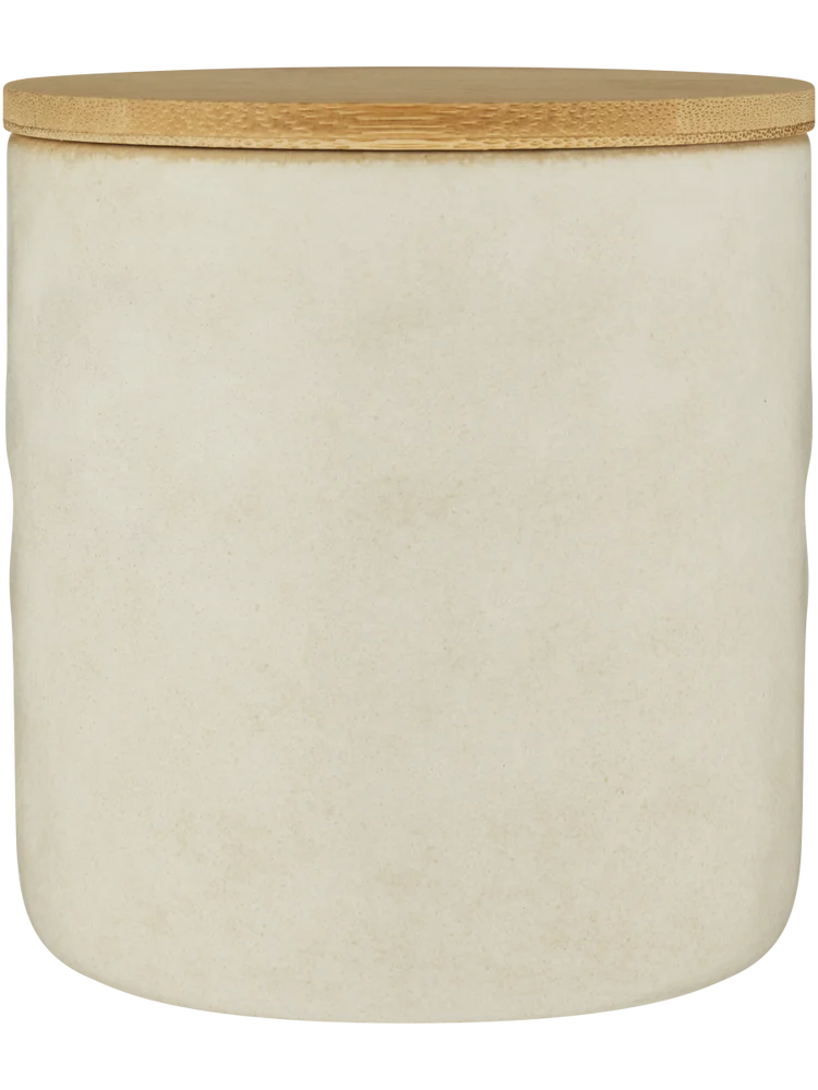 Canister With Wooden Lid 10x10cm (2)