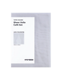 Taped Unlined Sheer Voile Café Set (1)