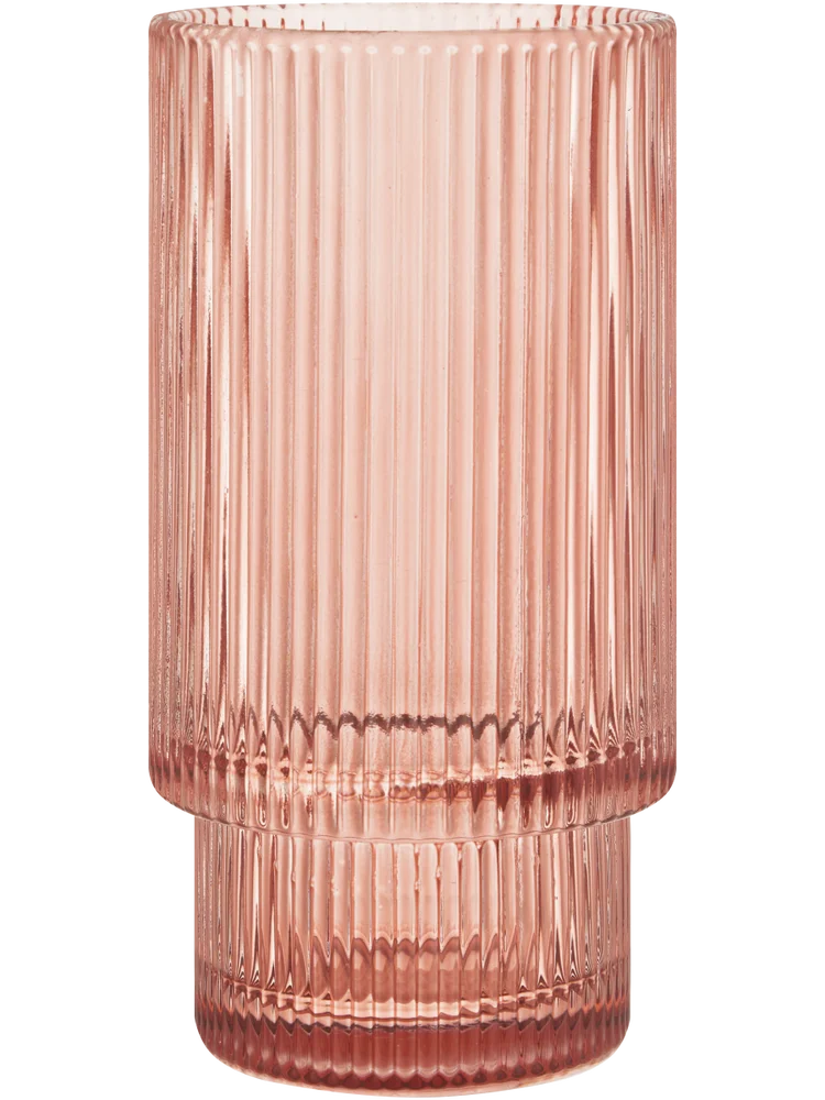 Pink Tumbler Glass