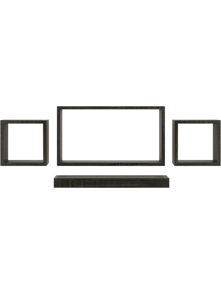 4 Piece Box Shelf Set