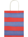 6 Pack Assorted Broad Free Stripes Paper Gift Bags (3)