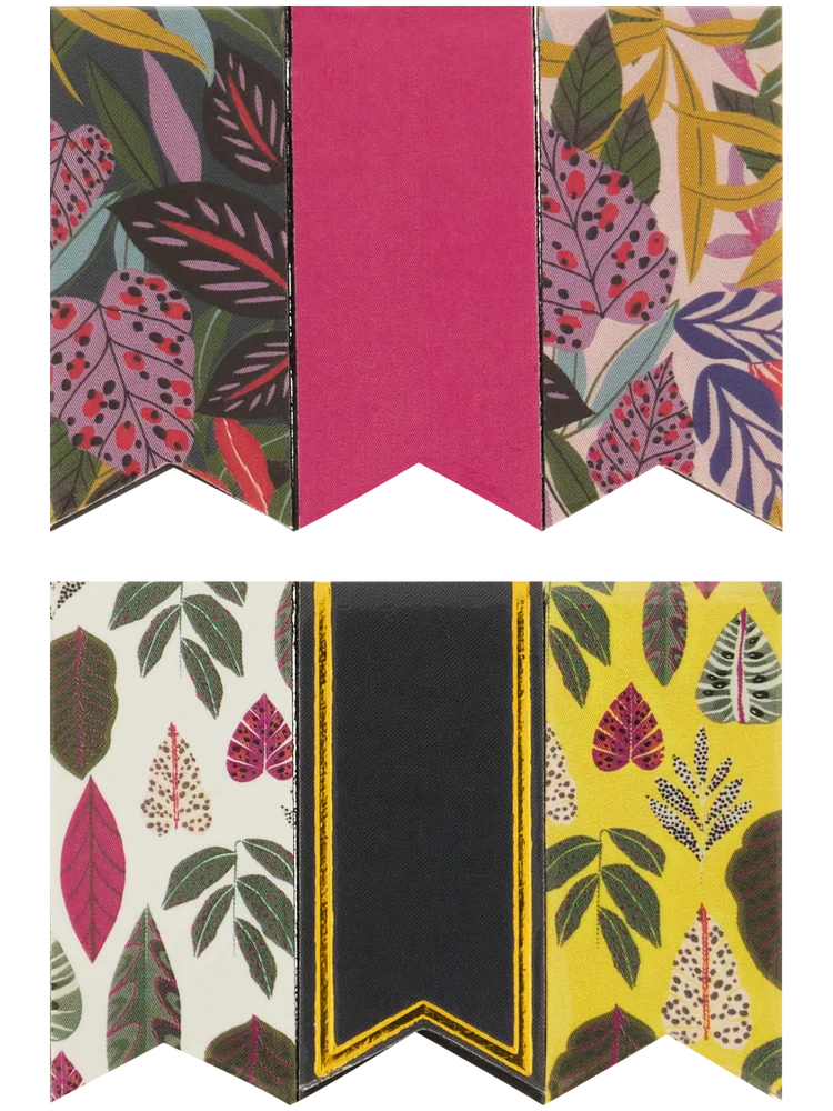 Assorted Leafy & Plain Magnetic Bookmark