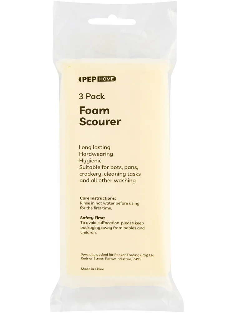 3 Pack Foam Scourer (2)