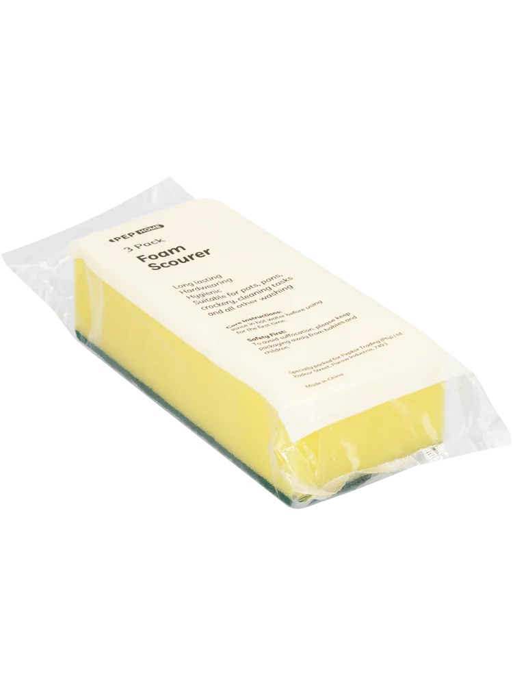 3 Pack Foam Scourer (3)