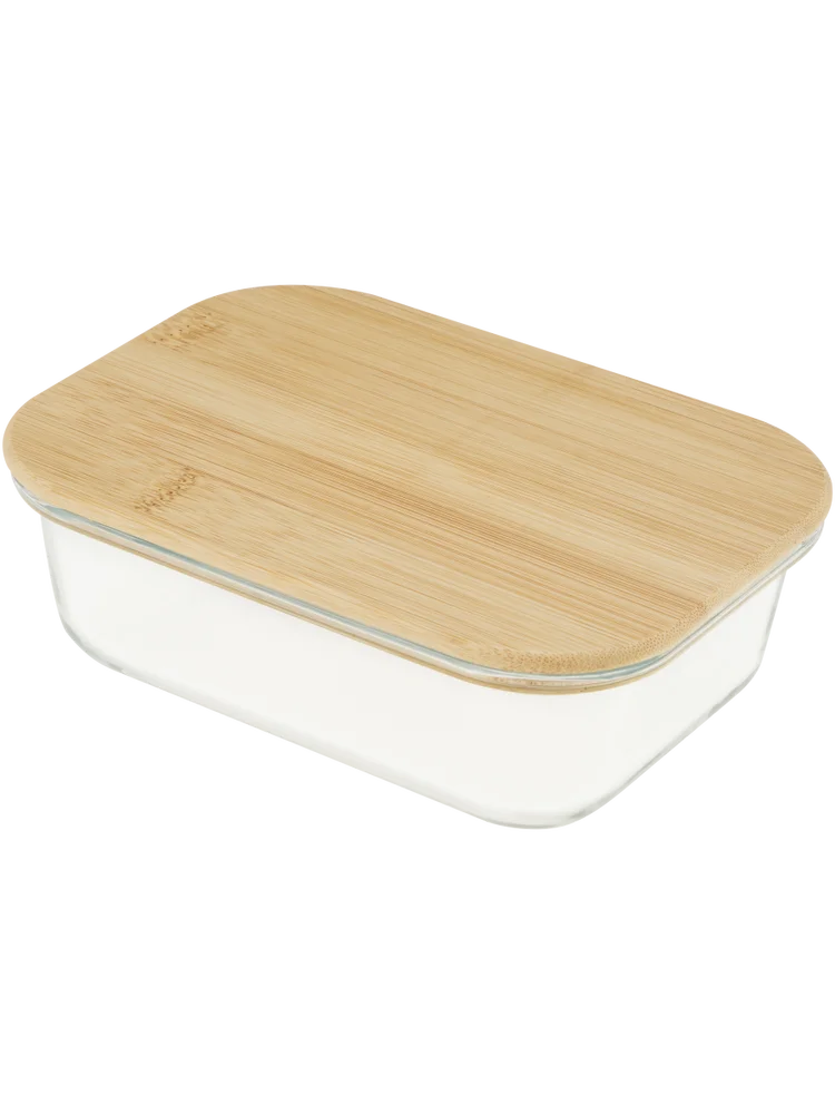 Glass Container With Bamboo Lid 630ml (2)