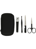 4 Piece Black Manicure Set