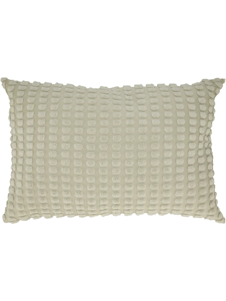 Stone Pom Pom Scatter Cushion 40x60cm