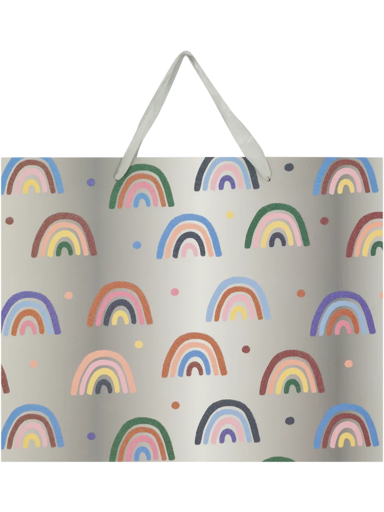 Large Rainbow and Leopard Gift Bag (1)