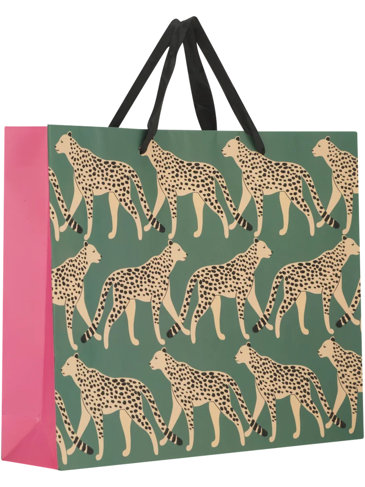 Large Rainbow and Leopard Gift Bag (2)