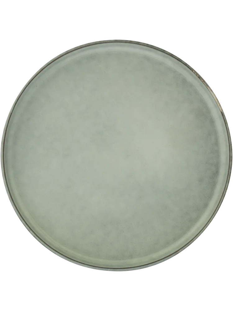 Ribbed Edge Ceramic Dinner Plate 26cm