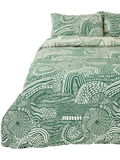 Printed Microfibre Duvet Cover Set Queen