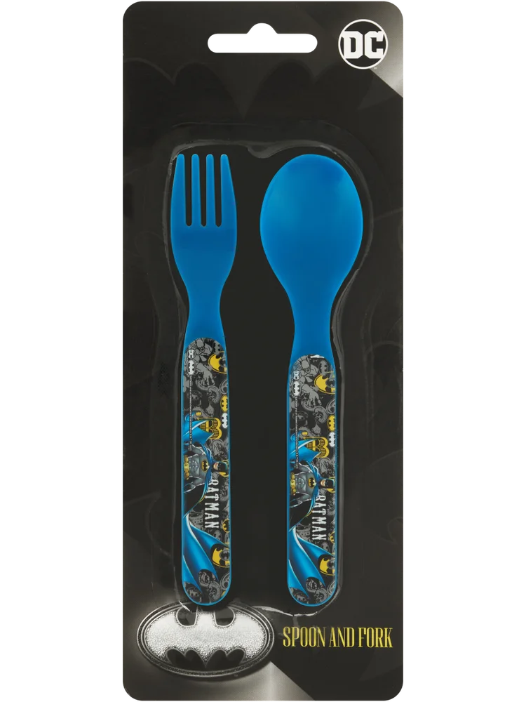 Batman Spoon And Fork Set