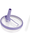 Lilac Leak Proof Lid With Flip Straw
